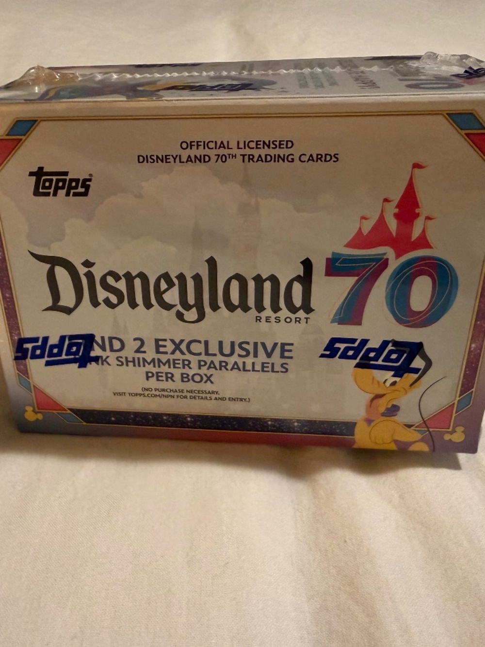 Topps Disneyland 70th Anniversary sealed box of trading cards